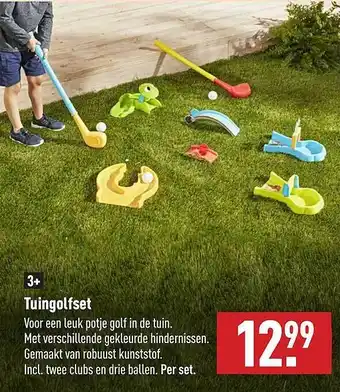 ALDI Tuingolfset aanbieding