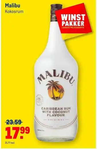 Makro Malibu Kokosrum aanbieding