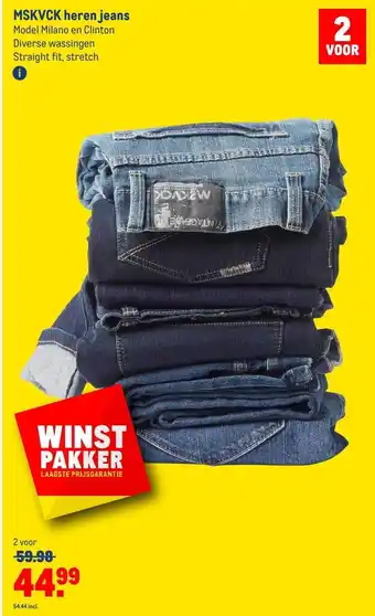 Makro MSKVCK Heren Jeans aanbieding