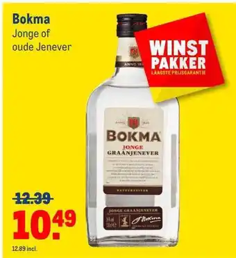 Makro Bokma Jonge Of Oude Jenever aanbieding