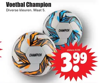 Dirk Voetbal Champion Maat 5 aanbieding