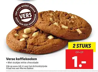 Lidl Verse Koffiekoeken aanbieding