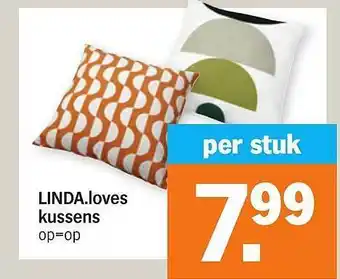 Albert Heijn Linda.Loves Kussens aanbieding