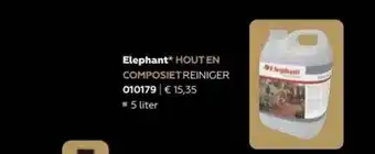 Garden Stones & Basics Elephant Hout En Composiet Reiniger aanbieding