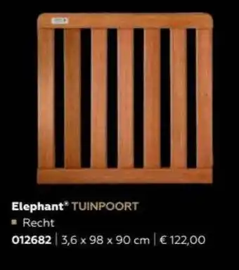 Garden Stones & Basics Elephant Tuinpoort aanbieding