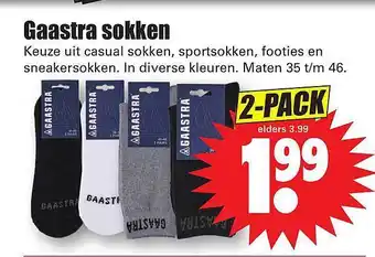 Dirk Gaastra Sokken aanbieding