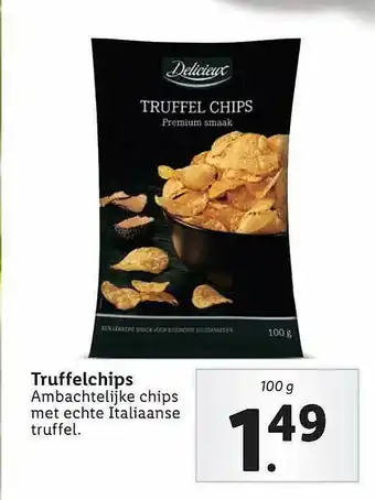 Lidl Delicieux Truffelchips aanbieding