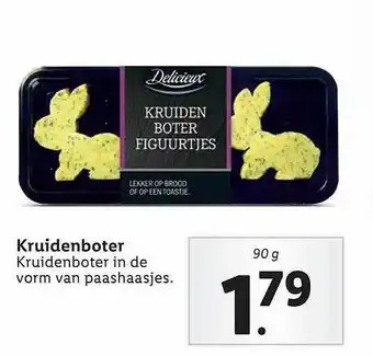 Lidl Delicieux Kruidenboter aanbieding