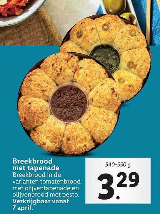 Breekbrood Met Tapenade aanbieding bij Lidl