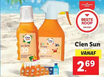 Lidl Cien Sun aanbieding