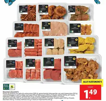 Lidl Gourmet Vleesmini's aanbieding