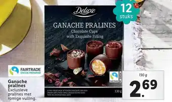 Lidl Deluxe Ganache Pralines aanbieding