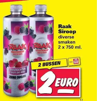 Nettorama Raak Siroop aanbieding