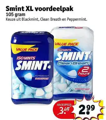 Kruidvat Smint XL Voordeelpak aanbieding