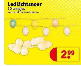 Kruidvat Led Lichtsnoer aanbieding