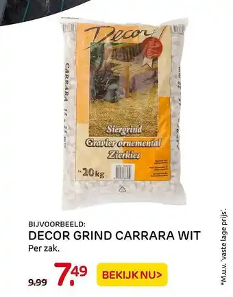 Praxis Decor Grind Carrara Wit aanbieding