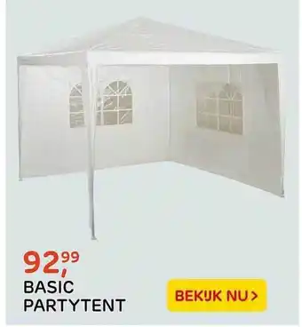 Praxis Tuincentrum Basic Partytent aanbieding