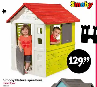 Intertoys Smoby Nature Speelhuis aanbieding