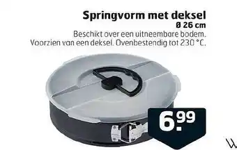 Trekpleister Springvorm Met Deksel aanbieding