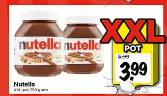 Vomar Voordeelmarkt Nutella aanbieding