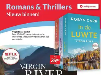 Boekenvoordeel Virgin River Pakket - Robyn Carr aanbieding