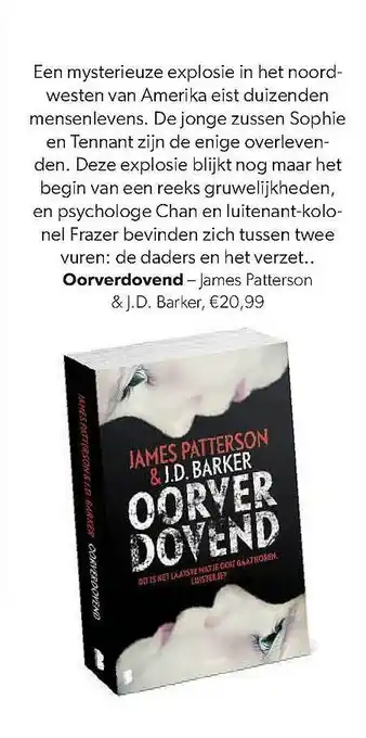 Bruna Oorverdovend - James Patterson & J.D Barker aanbieding