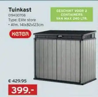 Heuts Keter Tuinkast aanbieding