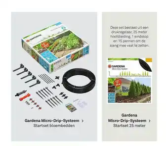 Karwei Gardena Micro-Drip-Systeem > Startset Bloembedden Of Gardena Micro-Drip-Systeem > Startset 25 Meter aanbieding