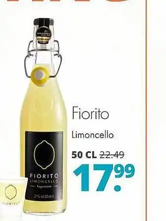 Mitra Fiorito Limoncello aanbieding