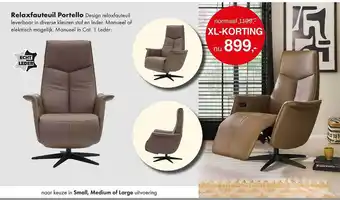 Woonsquare Relaxfauteuil Portello aanbieding