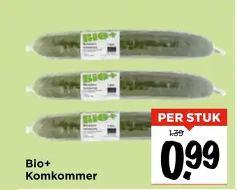 Vomar Voordeelmarkt Bio+ Komkommer aanbieding