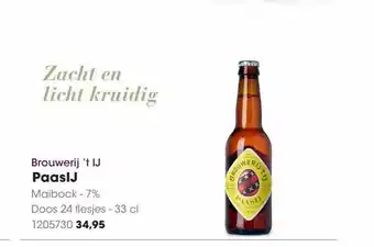 HANOS Brouwerij 'T Ij PaasIj Maibock - 7% aanbieding