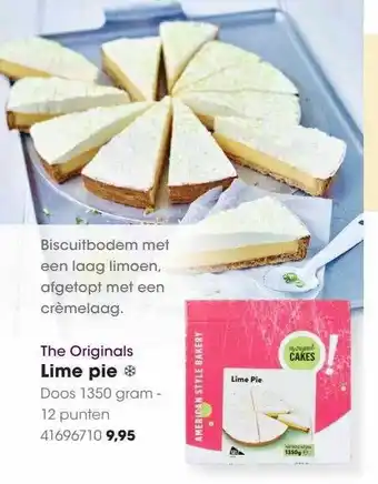 HANOS The Originals Lime Pie aanbieding