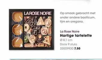 HANOS La Rose Noire Hartige Tartelette aanbieding