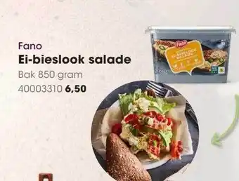 HANOS Fano Ei-Bieslook Salade aanbieding