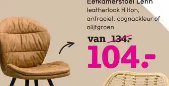 Leen Bakker Eetkamerstoel Lenn aanbieding