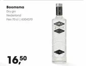 HANOS Boomsma Dry Gin Nederland aanbieding