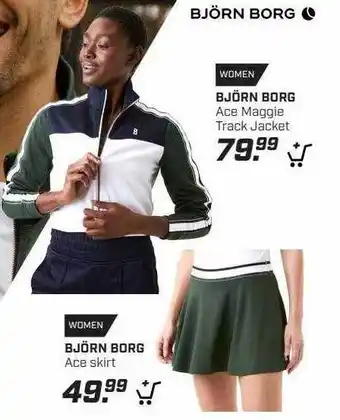 Daka Sport Björn Borg Ace Skirt Of Björn Borg Ace Maggie Track Jacket aanbieding