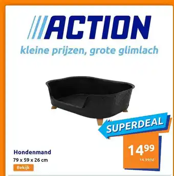 Action Hondenmand aanbieding