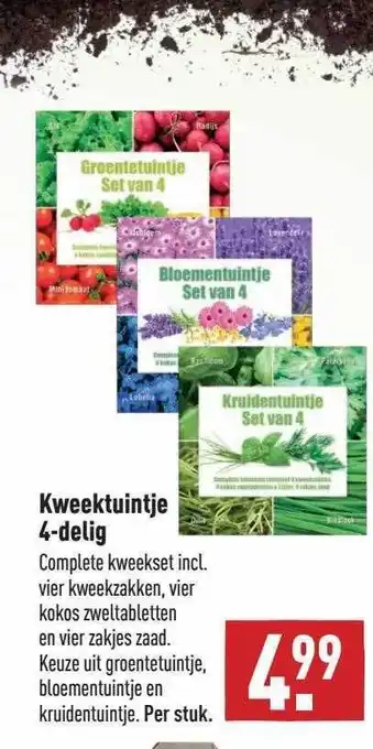 ALDI Kweektuintje 4-Delig aanbieding