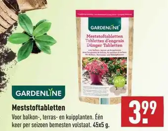 ALDI Gardenline Meststoftabletten aanbieding