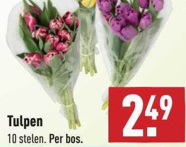 Tulpen aanbieding bij ALDI