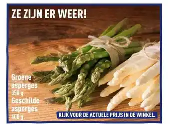 ALDI Groene Asperges Of Geschilde Asperges aanbieding