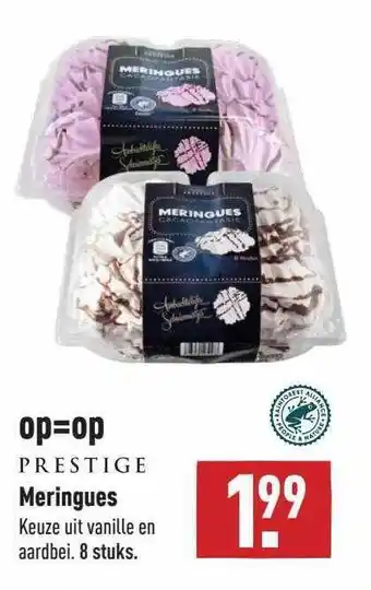 ALDI Prestige Meringues aanbieding