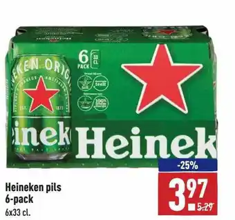 ALDI Heineken Pils 6-Pack 33cl aanbieding