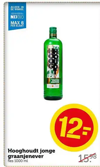 Coop Hooghoudt Jonge Graanjenever aanbieding