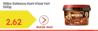 Ochama Wijko satesaus kant klaar hot 500g aanbieding