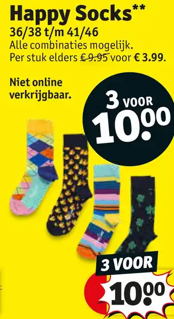 Kruidvat Happy Socks aanbieding