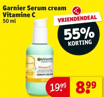 Kruidvat Garnier Serum cream Vitamine C aanbieding