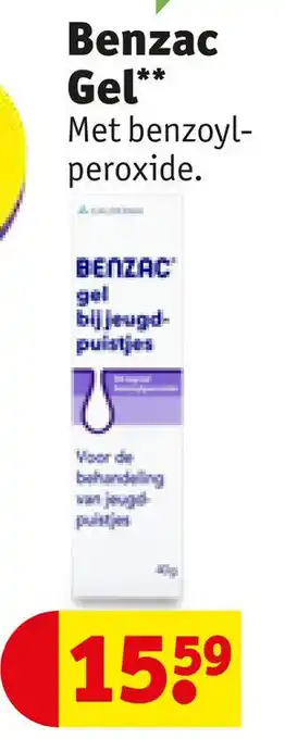 Kruidvat Benzac Gel** Met benzoyl- peroxide. aanbieding